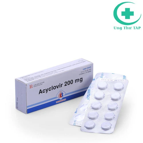 Acyclovir 200mg Domesco - Thuốc điều trị nhiễm Herpes simplex  