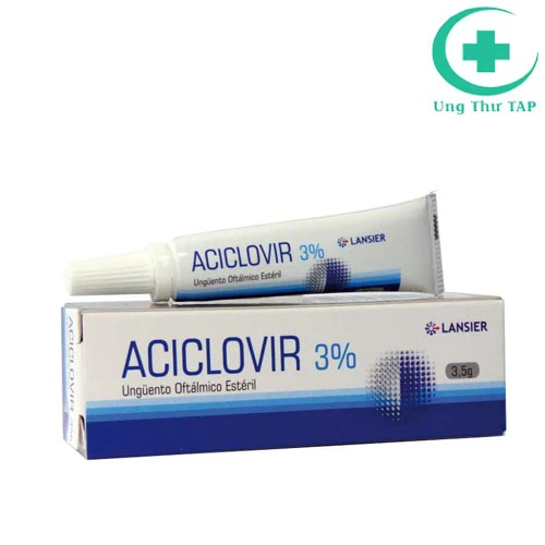 Acyclovir 3% - Thuốc mỡ tra mắt điều trị viêm giác mạc hiệu quả