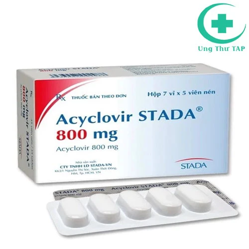 Acyclovir Stada 800mg -Thuốc điều trị nhiễm khuẩn Herpes simplex 