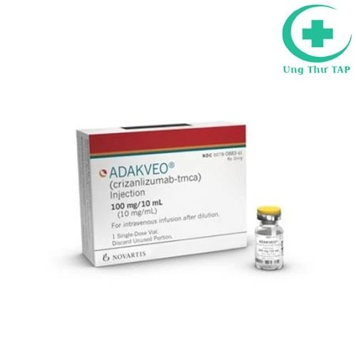 Adakveo 100mg/10ml - Thuốc điều trị bệnh hồng cầu hình liềm