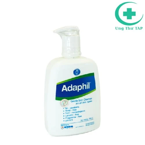 Adaphil 500ml Gamma - Gel rửa mặt làm sạch, chống viêm