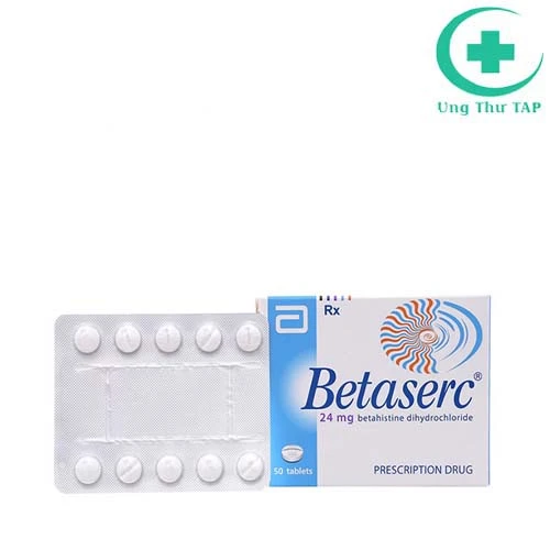 Betaserc 24mg - Thuốc giúp loại bỏ các cơn chóng mặt hiệu quả