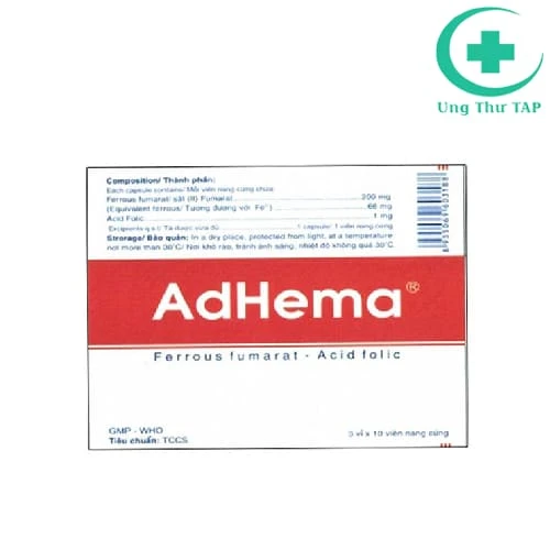 Adhema Quapharco - Phòng và chữa bệnh do thiếu máu
