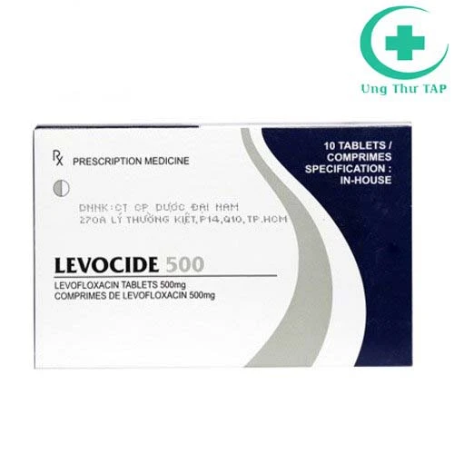Levocide 500 (Levofloxacin) Cadila - Thuốc điều trị nhiễm khuẩn