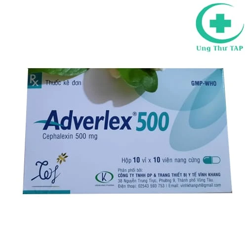 Adverlex 500 - Thuốc điều trị nhiễm trùng của Trust Farma