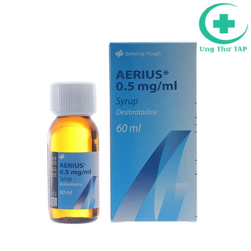 Aerius 30mg/60ml - Thuốc điều trị viêm mũi dị ứng, mề đay của Bỉ