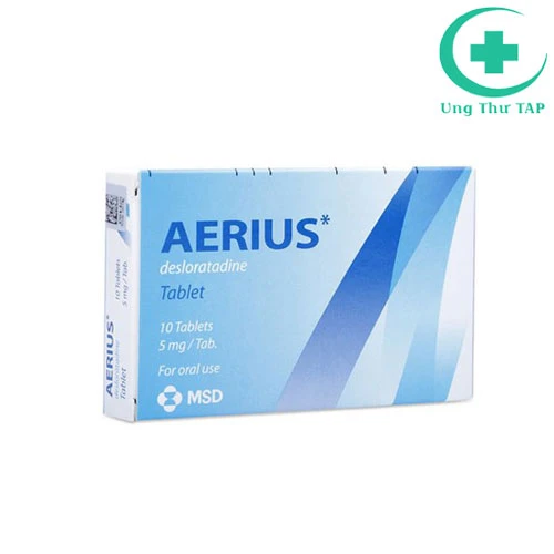 Aerius 5mg - Thuốc điều trị viêm mũi dị ứng hàng đầu của Bỉ