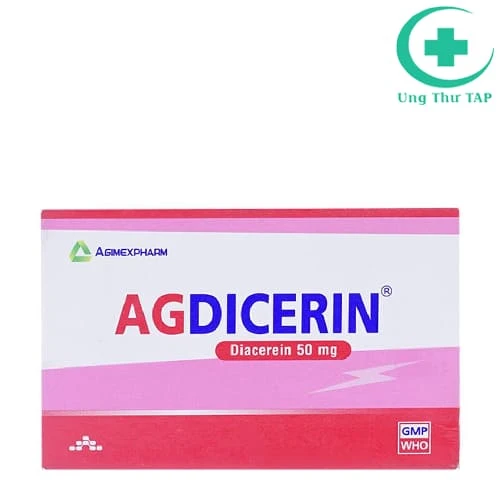 Agdicerin 50 Agimexpharm - Điều trị thoái hóa khớp hông, gối