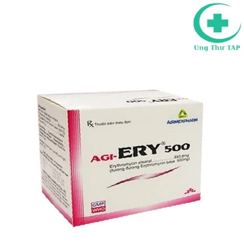 Agi- Ery  500 Agimexpharm - Thuốc điều trị bệnh nhiễm khuẩn