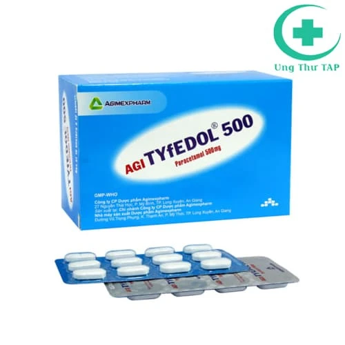 Agi tyfedol 500 - Thuốc hạ sốt, giảm đau hiệu quả