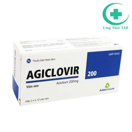 AGICLOVIR 200 - Thuốc điều trị nhiễm khuẩn tốt nhất hiện nay