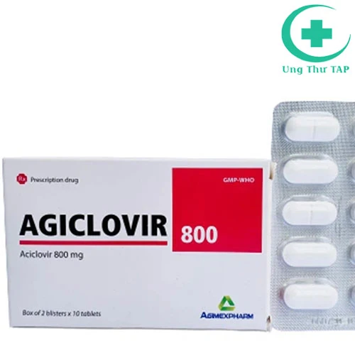 Agiclovir 800 - Thuốc chống nhiễm khuẩn của Agimexpharm