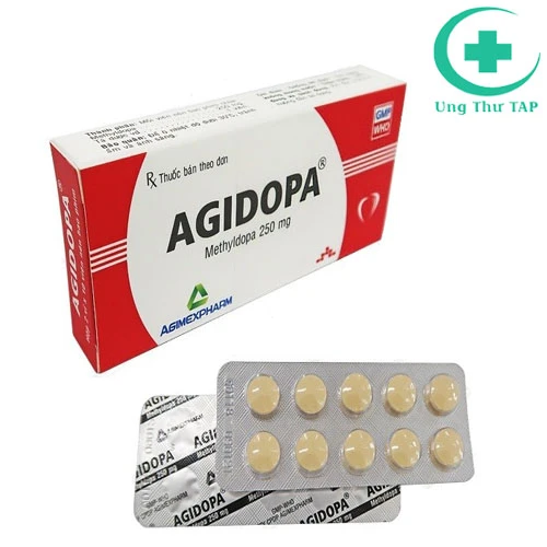 Agidopa 250mg - Thuốc điều trị tăng huyết áp của Agimexpharm