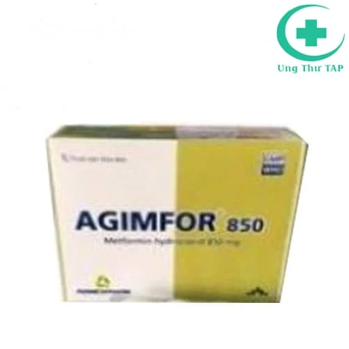 Agimfor 850mg Agimexpharm - Thuốc điều trị bệnh đái tháo đường