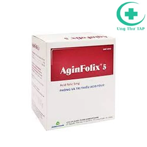 Aginfolix 5 - Thuốc bổ sung  Acid Folic chất lượng
