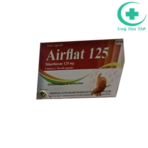 Airflat 125 mg - Thuốc điều trị đầy hơi hiệu quả và an toàn