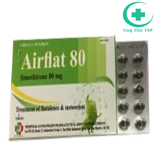Airflat 80mg - Thuốc trị đầy hơi