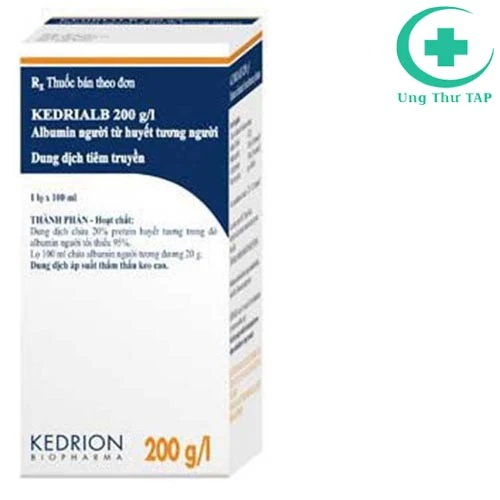 Kedrialb 200g/l - Thuốc ổn định thể tích máu của Kedrion S.p.A 