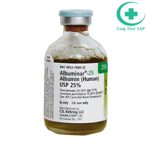 Albuminar 25 CSL Behring - Thuốc điều trị sốc giảm thể tích