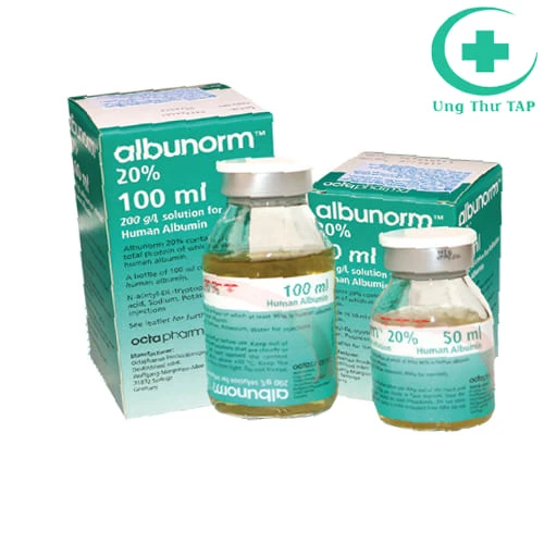 Albunorm 20% 50ml  Octapharma - Điều trị giảm thể tích máu