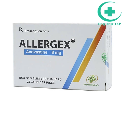 Allergex 8mg OPV - Thuốc trị viêm mũi dị ứng, mày đay