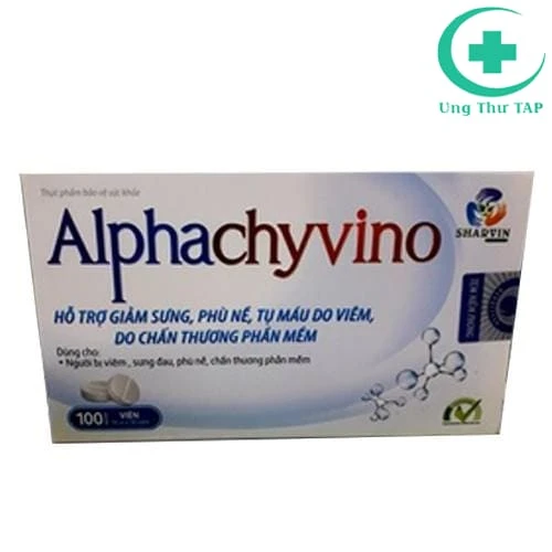 Alphachyvino - Giúp điều trị viêm, sưng đau, phù nề 