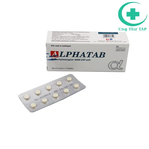 Alphatab 8400 - Thuốc điều trị phù nề sau chấn thương hiệu quả