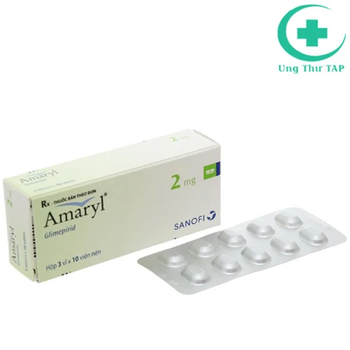 Amaryl 2mg - Thuốc trị đái tháo đường type 2 hiệu quả