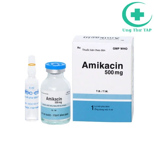 Amikacin 500 - Thuốc điều trị nhiễm khuẩn nặng của Bidiphar