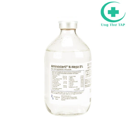 Aminosteril N-Hepa 8% 500ml - cung cấp dinh dưỡng trong bệnh gan