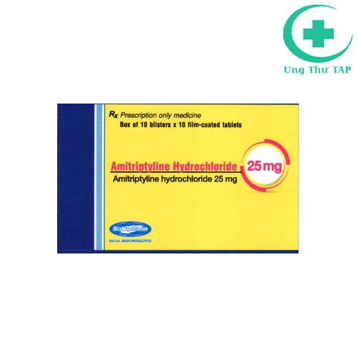 Amitriptyline Hydrochloride 25mg - Thuốc điều trị trầm cảm