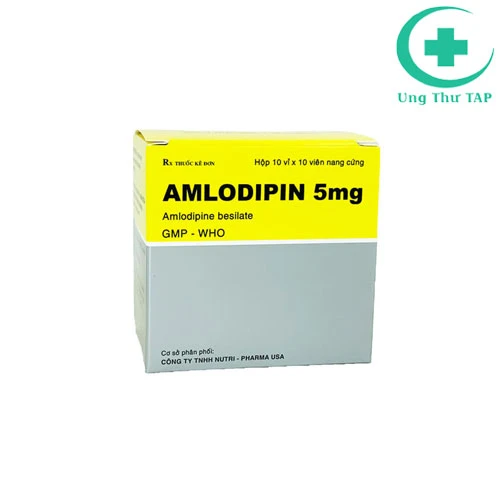 Amlodipin 5mg Vidipha - Thuốc điều trị tăng huyết áp hiệu quả