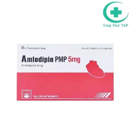 Amlodipin PMP 5mg - Thuốc điều trị tăng huyết áp hiệu quả