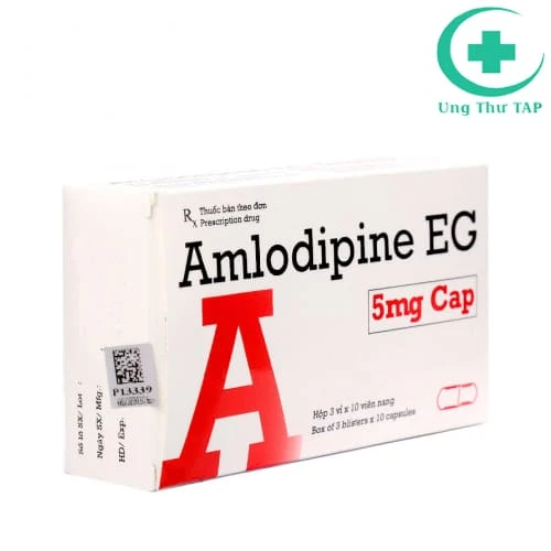 Amlodipine EG 5mg Cap - Thuốc điều trị tăng huyết áp hiệu quả