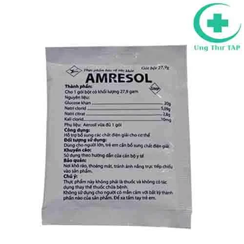 Amresol - Giúp bổ sung chất điện giải cho cơ thể