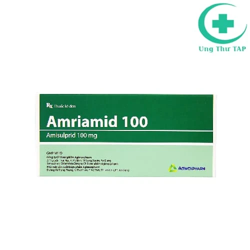 Amriamid 100 Agimexpharm - Thuốc điều trị bệnh tâm thần phân liệt