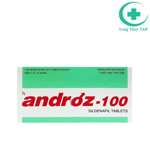 Androz 100mg - Thuốc điều trị rối loạn cương dương của Ấn Độ