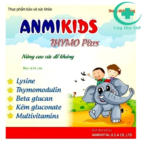 Anmikids Thymo plus - Giúp bồi bổ và nâng cao sức đề kháng