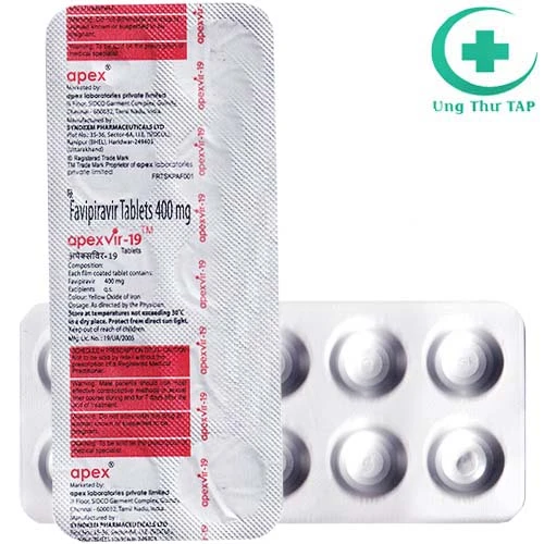 Apexvir 19 tablets - Thuốc điều trị vi rút SARS-CoV-2 hiệu quả