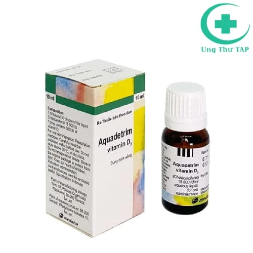 Aquadetrim Vitamin D3 10ml Medana - Thuốc bổ sung Vitamin D3