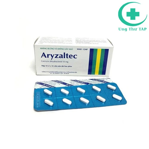 Aryzaltec 10mg - Thuốc điều trị viêm mũi dị ứng, mề đay mạn tính