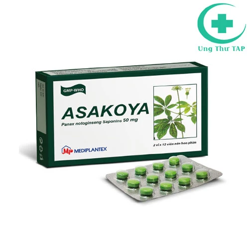 Asakoya 50mg - Thuốc hỗ trợ điều trị tim đập nhanh hiệu quả