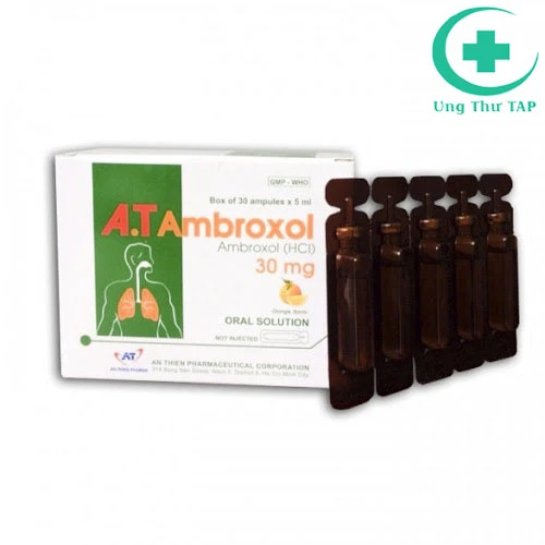 A.T Ambroxo (ống 5ml) - Thuốc điều trị viêm phế quản hiệu quả