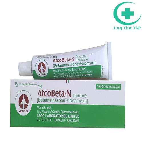 AtcoBeta-N Ointment - Thuốc điều trị viêm da, chàm ngứa Pakistan
