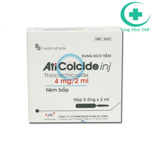 Aticolcide Inj 4mg/2ml - Thuốc hỗ trợ giãn cơ của An Thiên