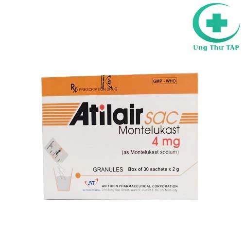 Atilair sac 4mg - Thuốc điều trị hen phế quản mạn tính hiệu quả
