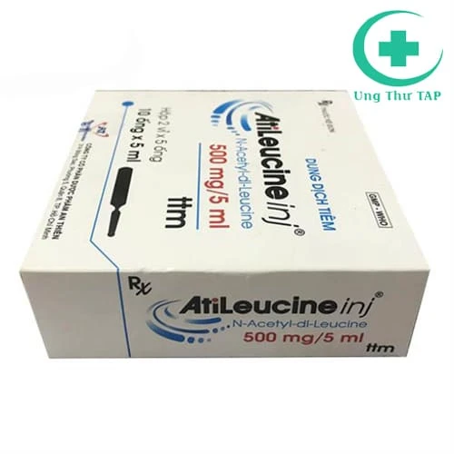 AtiLeucine Inj 500mg/5ml - Thuốc điều trị chóng mặt, đau đầu