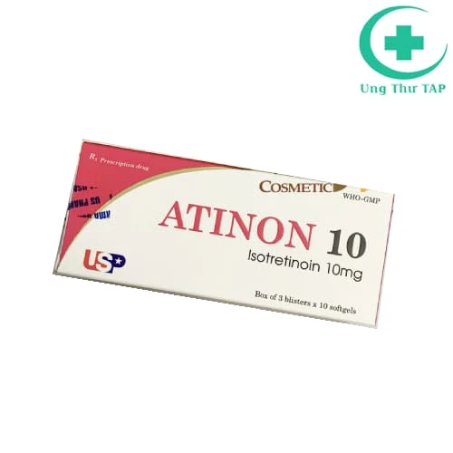 Atinon 10 - Thuốc điều trị mụn trứng cá hiệu quả