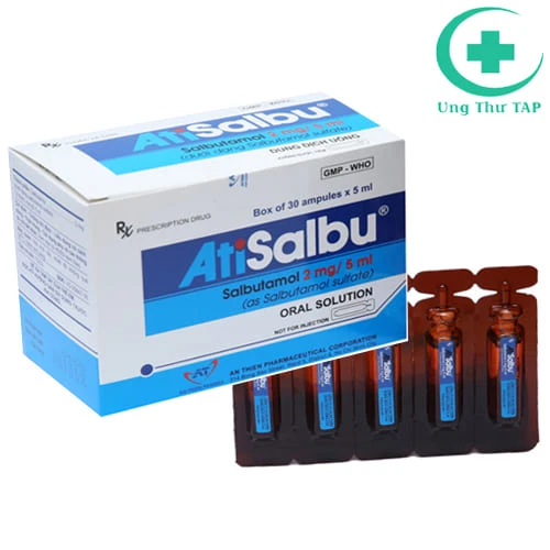Atisalbu 2mg/5ml - Thuốc điều trị co thắt phế quản hiệu quả