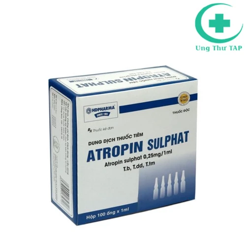 Atropin sulfat HD Pharma - Thuốc tiêu chảy cấp và mạn tính
